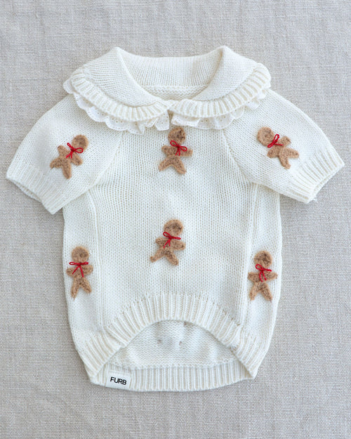 Gingerbread Darling Dog Sweater