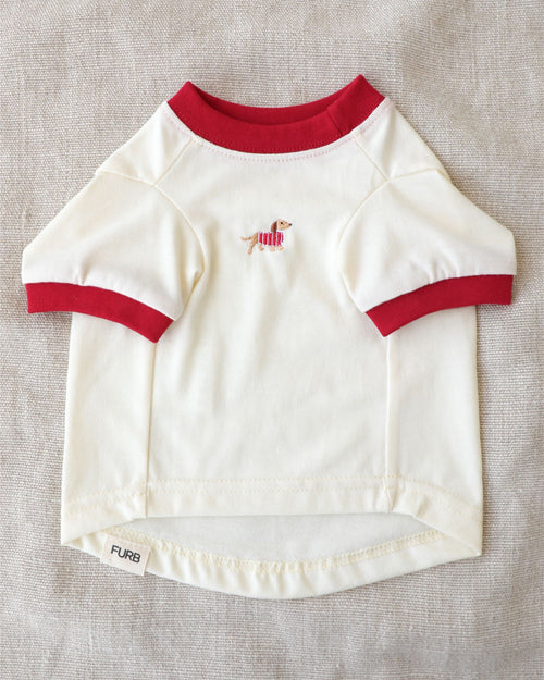 Hot Diggity Dachshund Ringer Tee