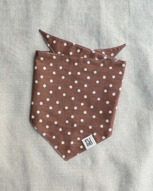 Spot the Cutie Chocolate Dog Bandana