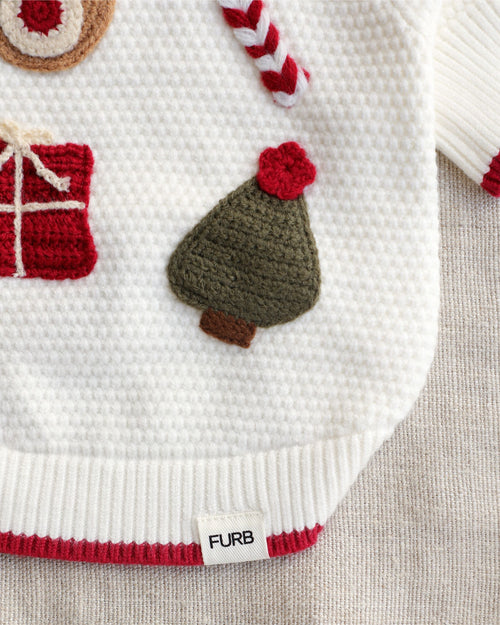 Sleigh All Day Christmas Dog Sweater