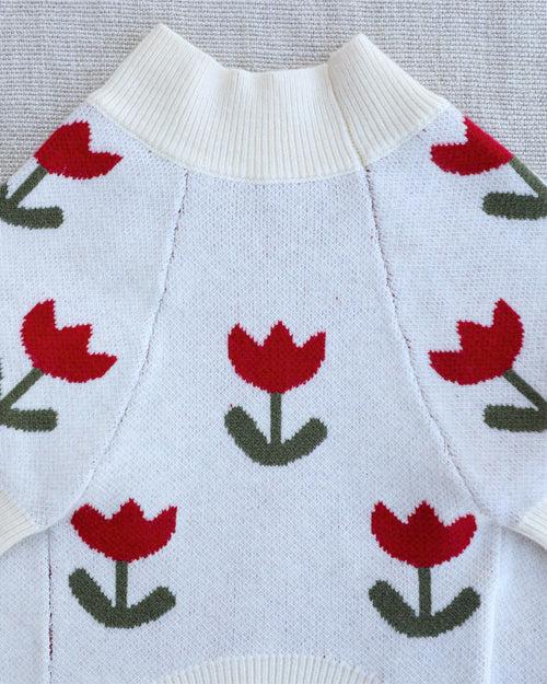 Bailey Tulip Dog Sweater