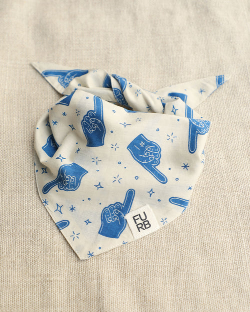 Team Spirit Blue Dog Bandana