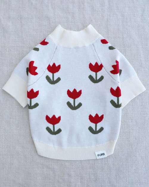 Bailey Tulip Dog Sweater