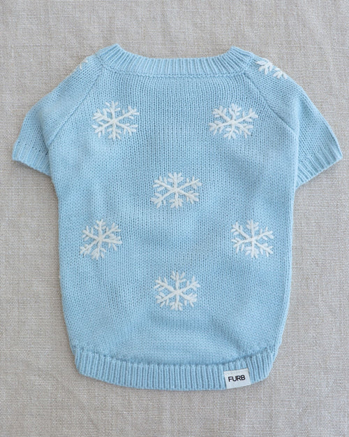 Flurry Friend Snowflake Dog Sweater