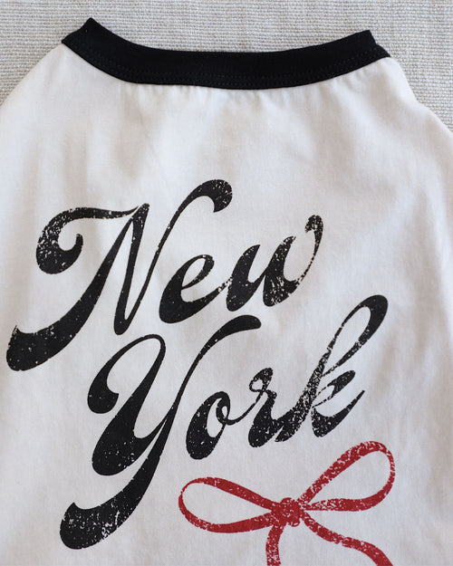 Little Miss NY Ringer Tee