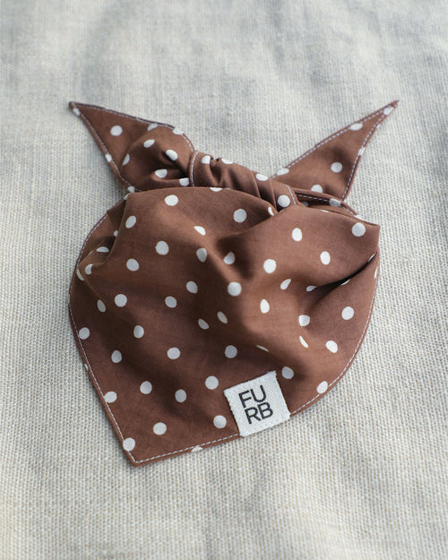 Spot the Cutie Chocolate Dog Bandana