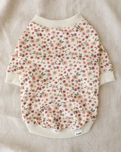Frankie Floral Print Dog Sweatshirt