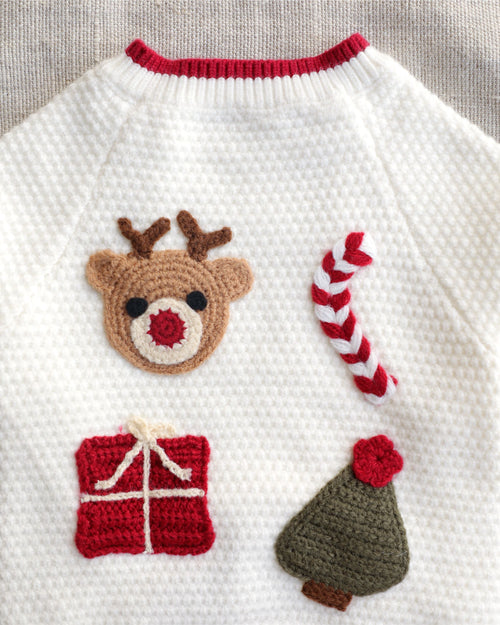 Sleigh All Day Christmas Dog Sweater