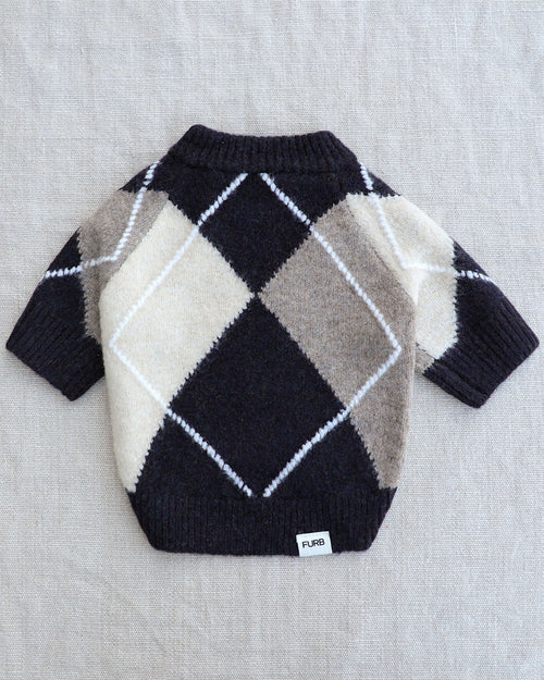 Best in Class Argyle Dog Sweater