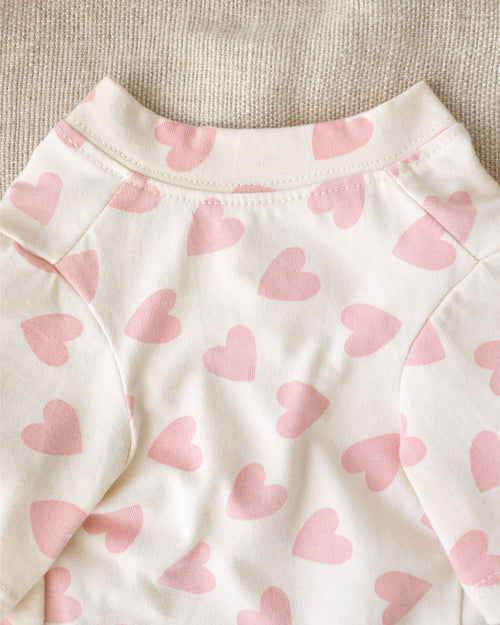 Lovey Dovey Heart Print Dog T-Shirt