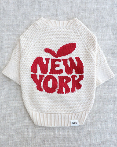 Big Apple Knit Dog Sweater