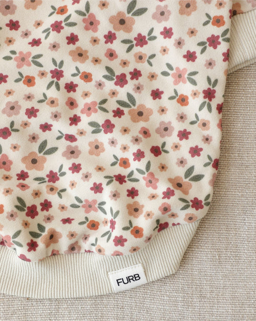 Frankie Floral Print Dog Sweatshirt