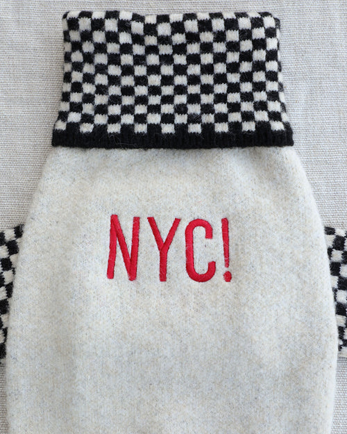 Uptown Babe Black + Ivory Dog Sweater