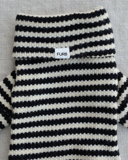 Charli Black + Ivory Dog Onesie