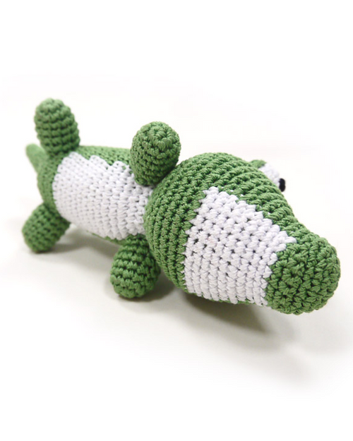 See Ya Later Alligator Crochet Dog Toy