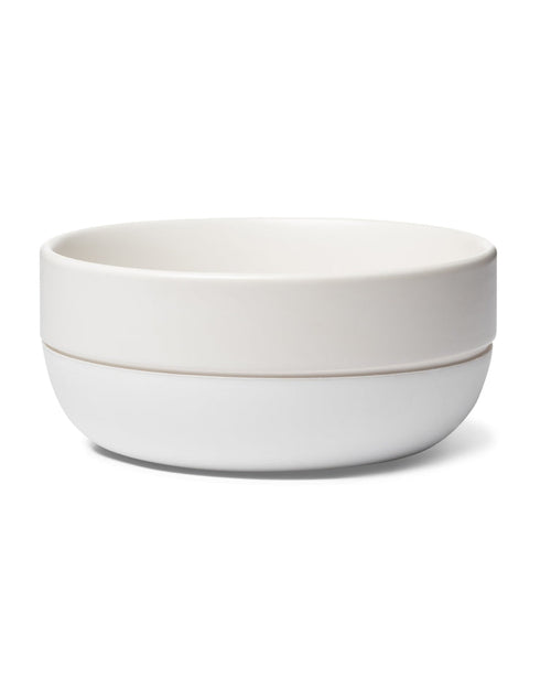 Little Foodie White Dog Bowl
