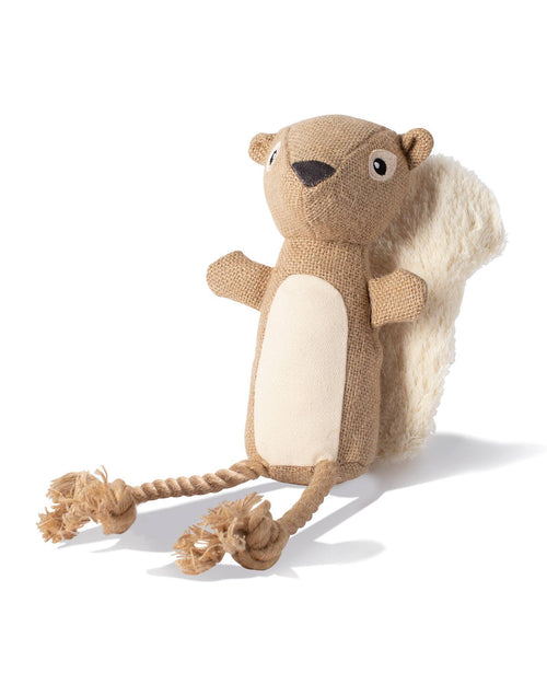 Nutty Buddy Squirrel Organic Dog Toy