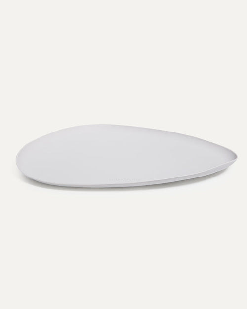 Dinner Is Served Bubble Bowl + Mat Set, Grey