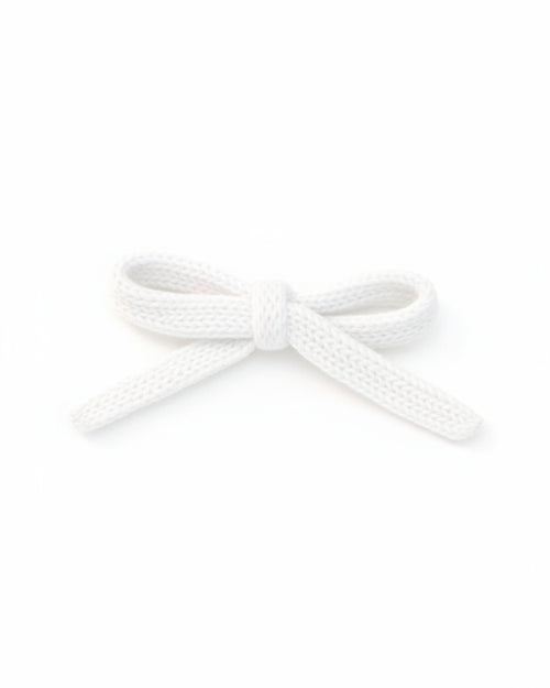 Sweetheart Hair Bow in White