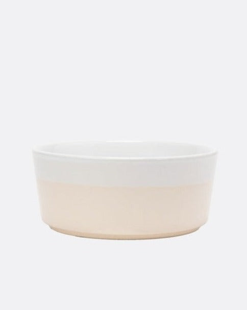Nibbles + Bits Buttercream Ceramic Dog Bowl