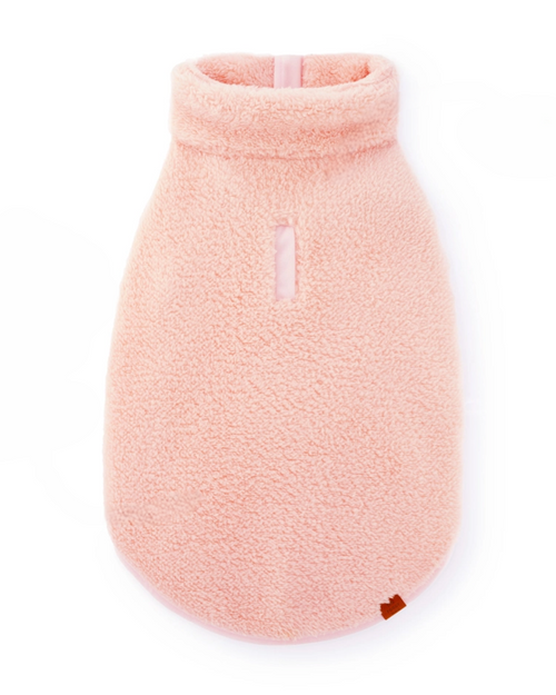 Snuggle Season Pink Sherpa Dog Jacket