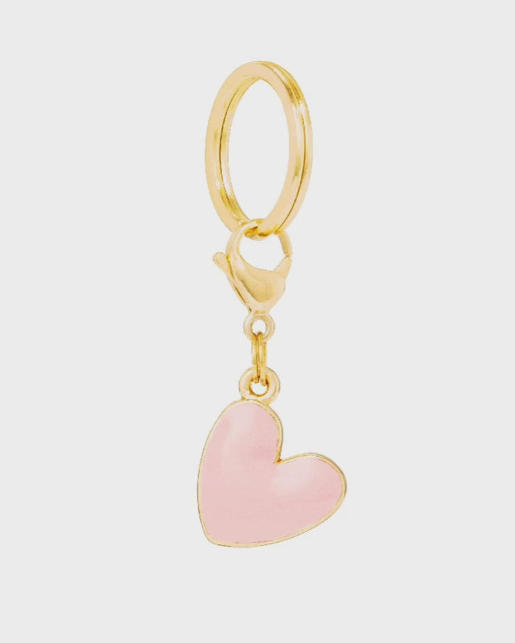 Cute Dog Collar Charm | Pink Heart – FURB