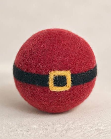 Nice List Santa Wool Dog Toy
