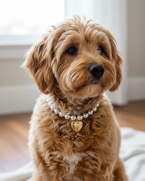 Polished Pup Silver Dog Necklace