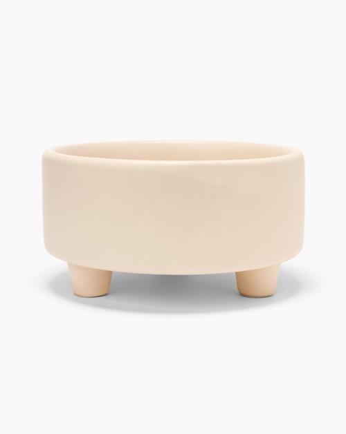 Treat Yourself Buttercream Ceramic Dog Bowl