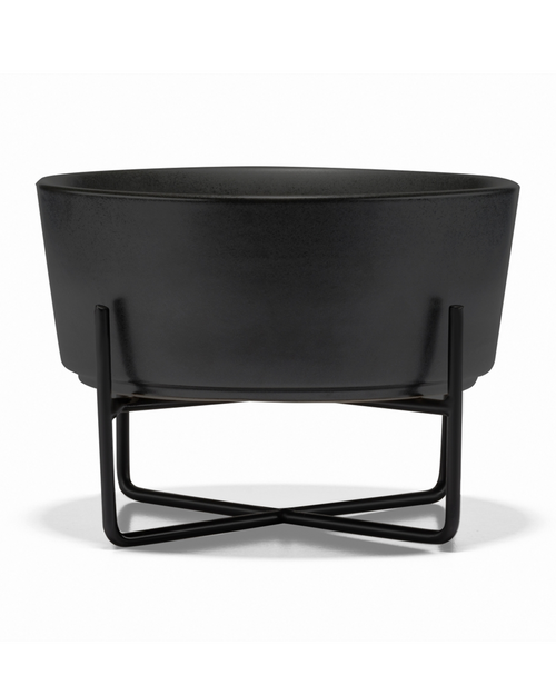 Bone Appétit Black Elevated Dog Bowl