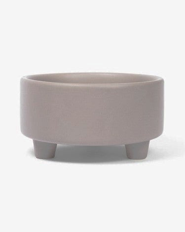 Treat Yourself Vintage Grey Ceramic Dog Bowl