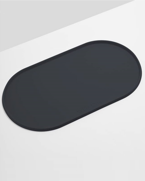 Wild One Black Silicon Dog Placemat