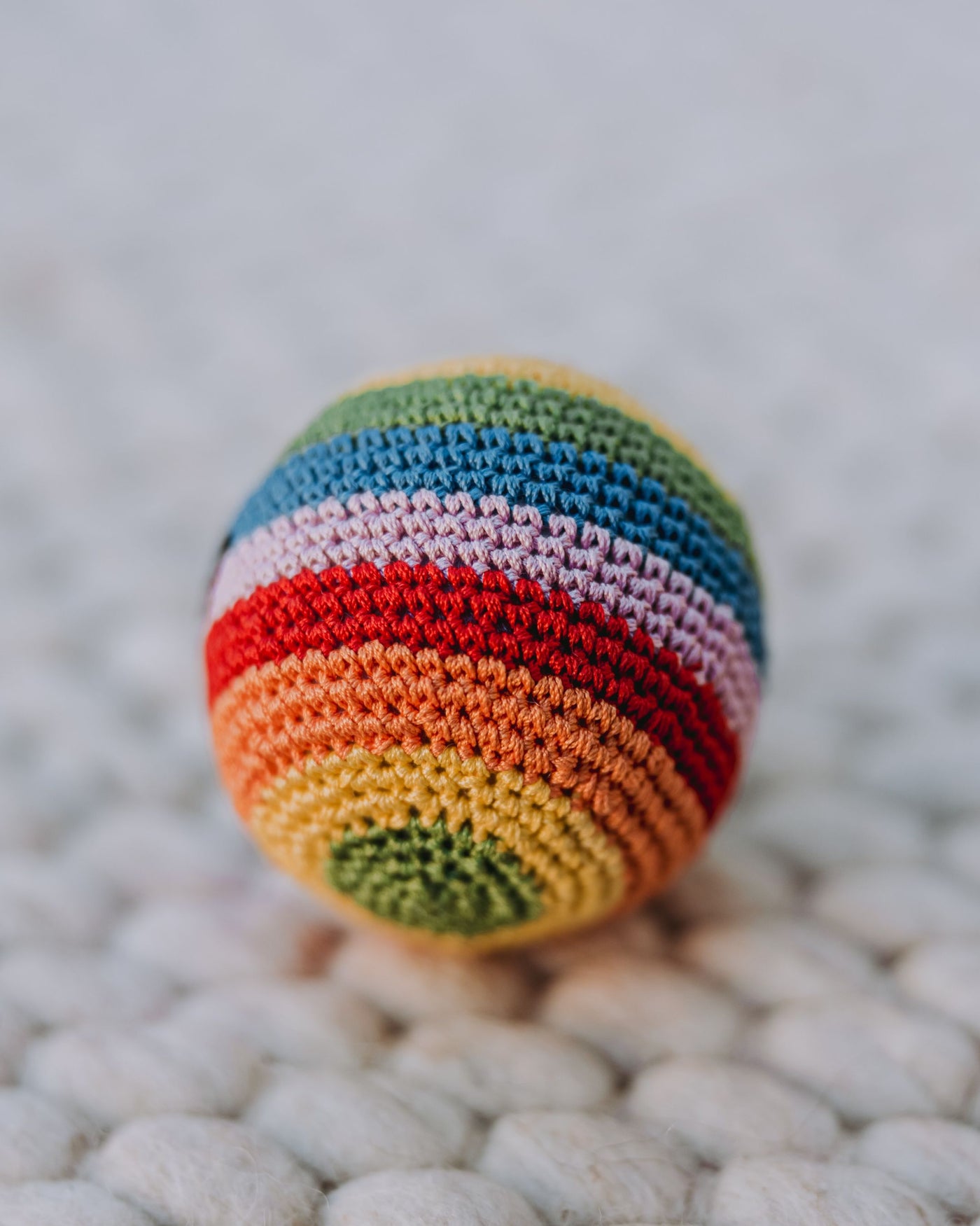 Basic Studio Smiley Face Ball in Rainbow Product Image Detail