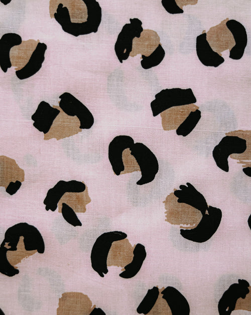 Juno Peach Leopard Bandana Product Image Detail