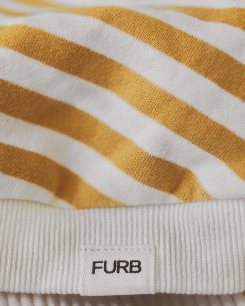 Camden Goldenrod Striped Crewneck Product Image Detail