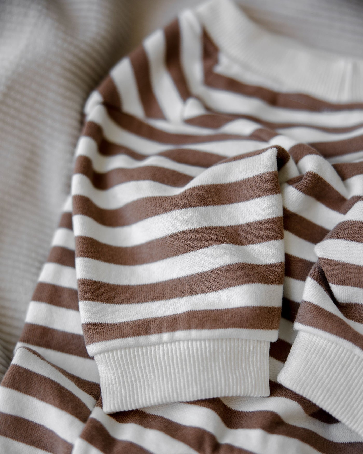 Camden Brown Striped Crewneck Product Image Detail