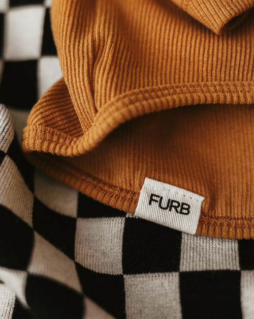 Halifax Goldenrod Ribbed Turtleneck Product Image Detail