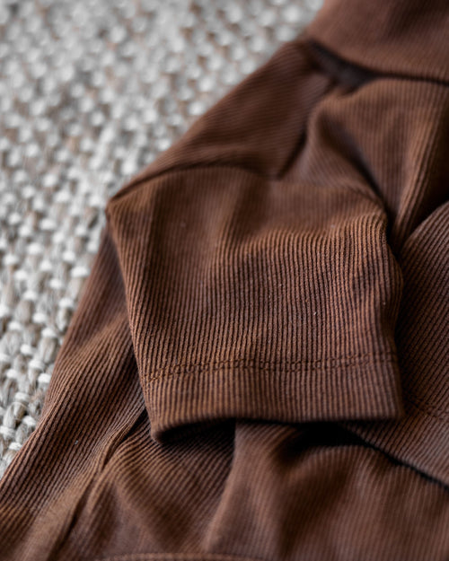 Halifax Nutmeg Ribbed Turtleneck Product Image Detail