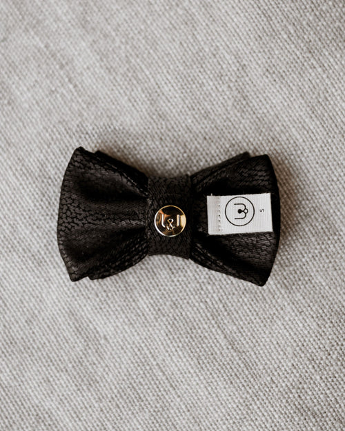 Nightlife Black Snake Bow Tie Product Image Detail