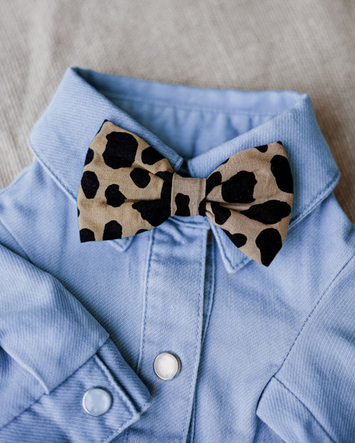 Hemlock Leopard Bow Tie Product Image Detail