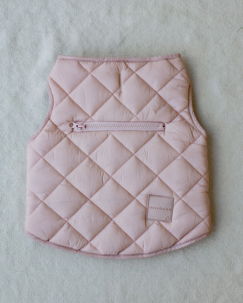 maxbone Blush Eco Packable Jacket Product Image Detail. best puppy jacket for french bulldog 