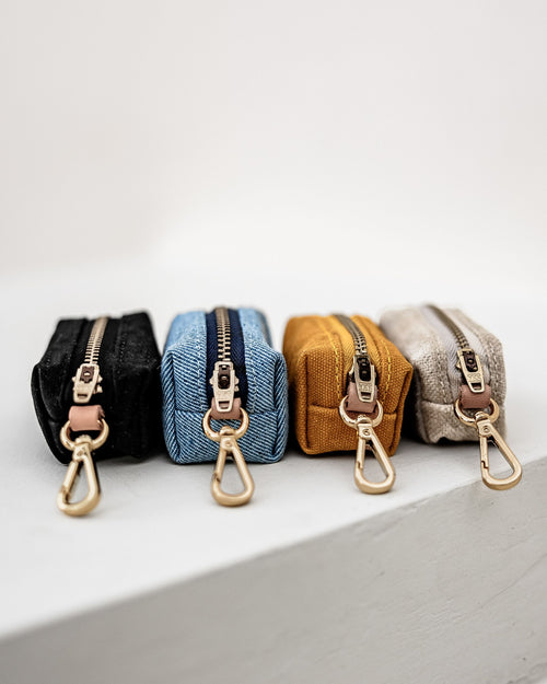 Foggy Dog Waste Bag Holder in Beige Product Image Detail