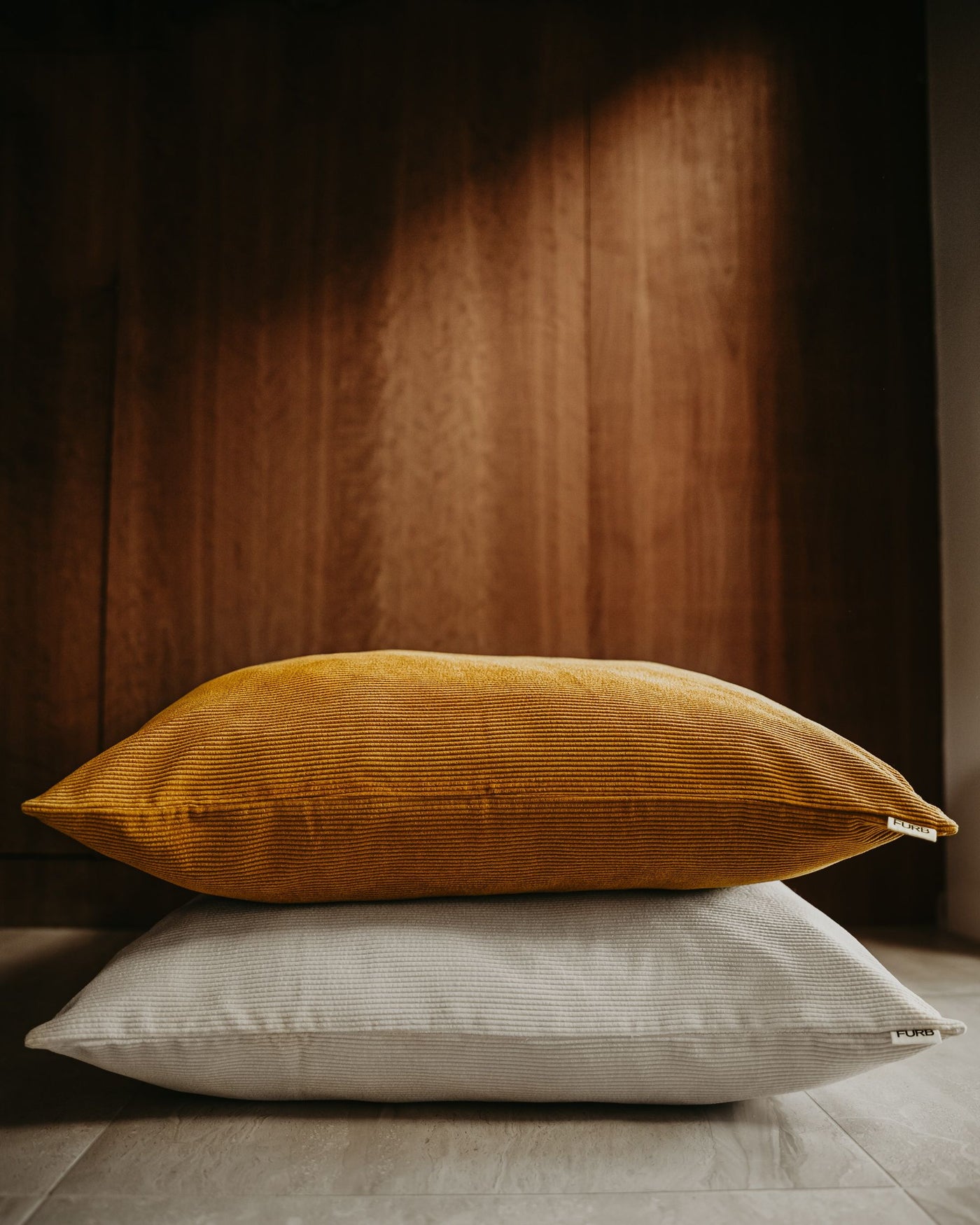 Disco Nap Cream Corduroy Bed Product Image Detail