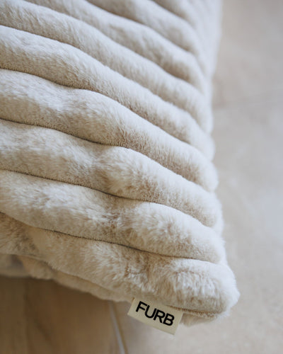 Coronado Ivory Faux Fur Bed Product Image