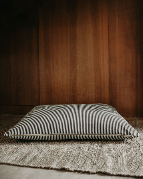 Hello Sailor Charcoal Striped Bed Product Image Detail