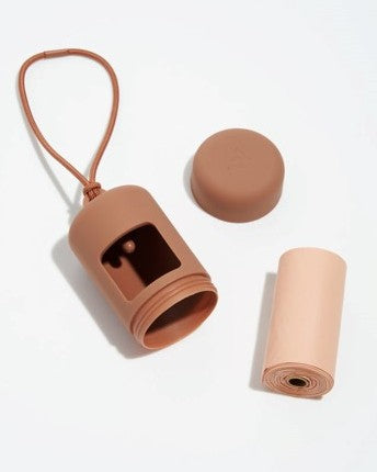 Wild One Cocoa Poop Bag Carrier Product Image Detail